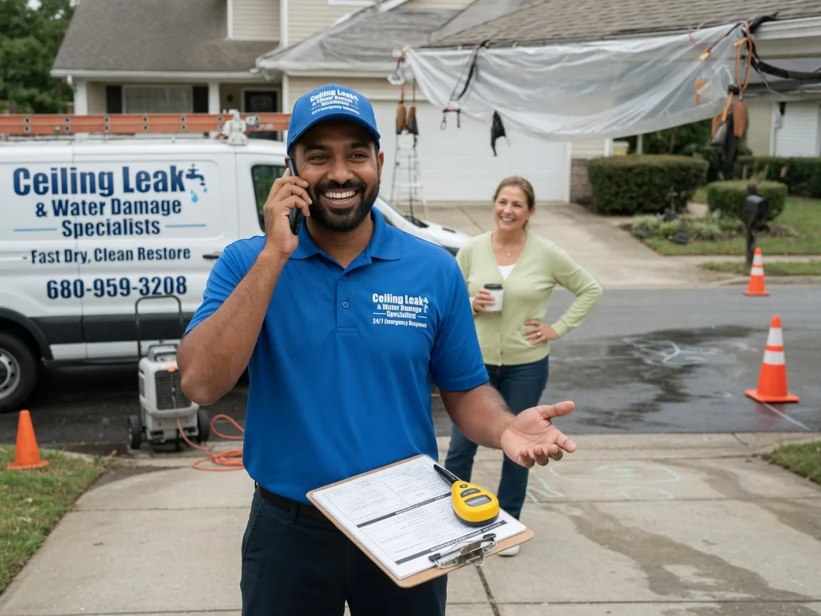 Ceiling Leak Cleanup Higbee, MO FAQs